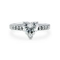 thumbnail image 2 of BERRICLE Sterling Silver Solitaire Wedding Engagement Rings 1.7 Carat Heart Shaped Cubic Zirconia CZ Heart Promise Ring for Women, Rhodium Plated Size 7.5, 2 of 10