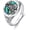 Saint Florian, variant on Saint Michael Peregrine Florian Archangel Raphael Ring 925 Sterling Silver Catholic Protector Ring Jewelry for Women Men