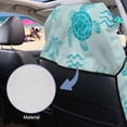 thumbnail image 5 of XYZCANDO Blue Sea Turtle Car Seat Towel Absorbent Soft Beach Towels Cars Seats Covers for Gym Workout Running Swimming Beach and Hiking Stain Resistant Seat Cushion Protection, 5 of 7