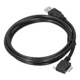 thumbnail image 2 of Cable de datos de 90 grados USB3.0-A a Micro USB-B con codo y tornillos para cámara industrial, color negro, 2 of 10