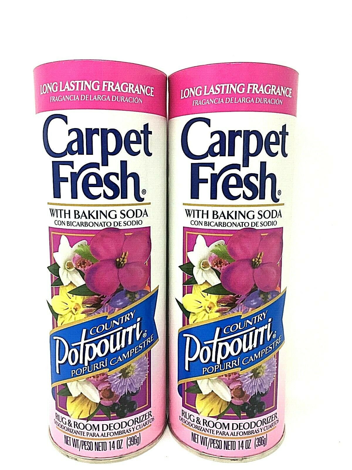 Carpet Fresh White Baking Soda Rug Deodorizer 14 oz Pack of 2