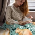 thumbnail image 3 of Yibo Cute Cabybara Blanket Cabybara Gift Blanket Capybara Lovers Home Decor Blanket for All Seasons Super Soft Funny Animal Flannel Blanket for Couch/Travel/Camping for Teens, 3 of 7