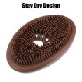 thumbnail image 3 of Jabonera Unique Bargains para mantener el jabón seco 2 en 1, protector de jabón y cepillo para baño, cocina, silicona marrón con cerdas, 3 of 7