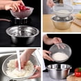 thumbnail image 3 of Yirtree Stainless Steel Rice Washing Bowl, Versatile 3-In-1 Colander and Kitchen Strainer for Rice, Vegetables & Fruit, 3 of 8