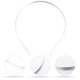 thumbnail image 3 of 12 Pcs Bandeau en Acier Inoxydable 5mm pour Femmes et Filles (Argent), 3 of 6