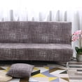 thumbnail image 2 of Armless Sofa Bed Cover Vintage Floral Printing Couch Sofa Slipcover Polyester, 2 of 5