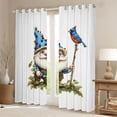 thumbnail image 2 of Castle Fairy Kawaii Gnome Curtains Pack of 2 (42x84 Each),Animal Bird Curtains Blackout, 2 of 6