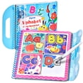 thumbnail image 1 of Libro para colorear con el alfabeto Water Reveal JoyCat para niños de 3 a 5 años, 1 of 9