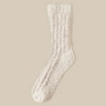 thumbnail image 2 of Women's Fuzzy Socks 2 Pairs Fall Winter Thermal Socks Lined Sleeping Socks Non Floor Warm Cute Fuzzy Socks, 2 of 4