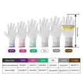 thumbnail image 3 of EvridWear 12 Pairs Ultralight Polyurethane PU Coated Garden Work Safety Gloves (White XXL), 3 of 7