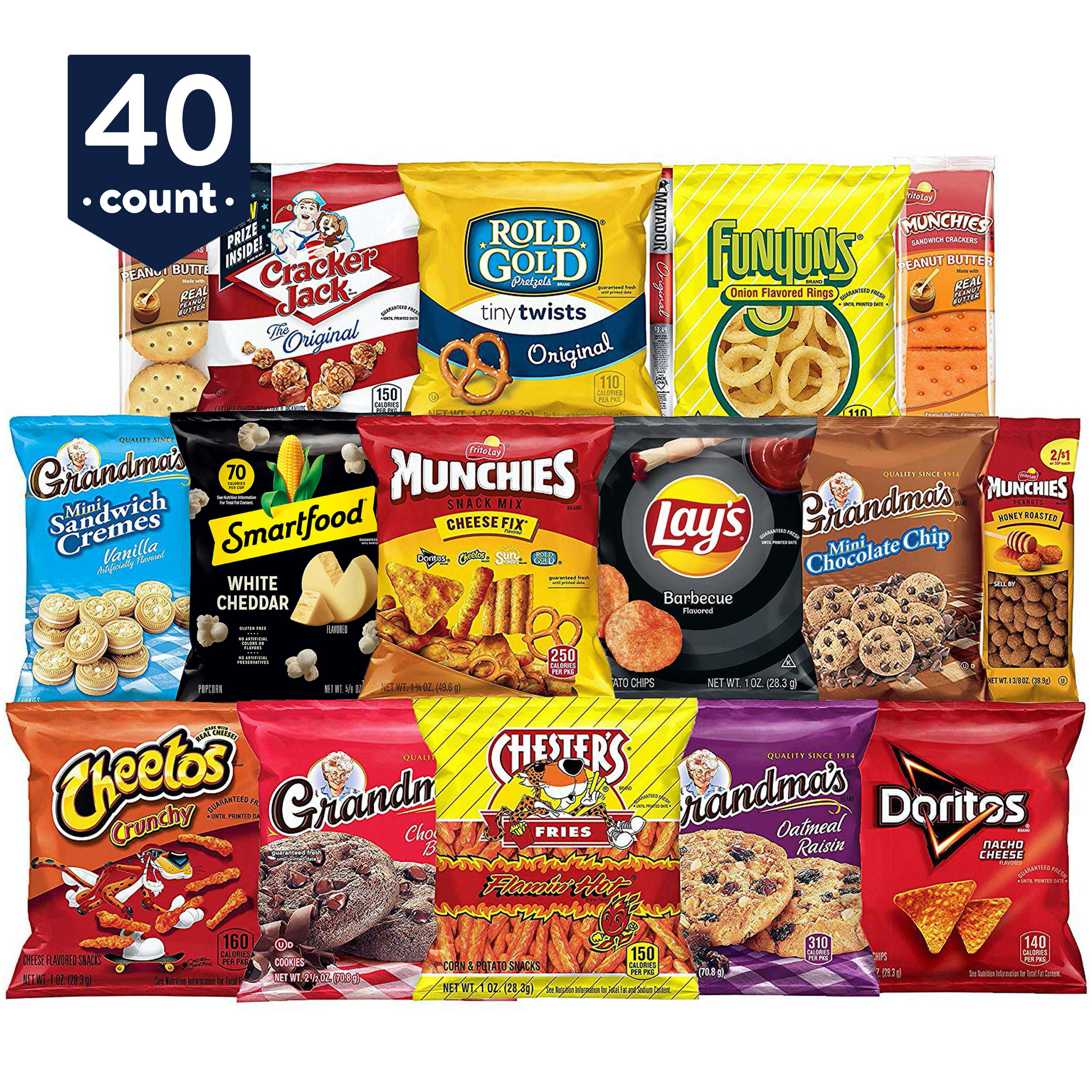 Frito Lay Ultimate Snack Care Package 40 Count Assortment May Vary 