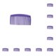 thumbnail image 1 of Seitruly 10 piezas de peine de plástico para el cabello, accesorio profesional, cepillo de pelo Simple, juego de belleza de peluquero, herramientas de Cuidado del cabello Violeta Seitruly CE013203-06B, 1 of 6