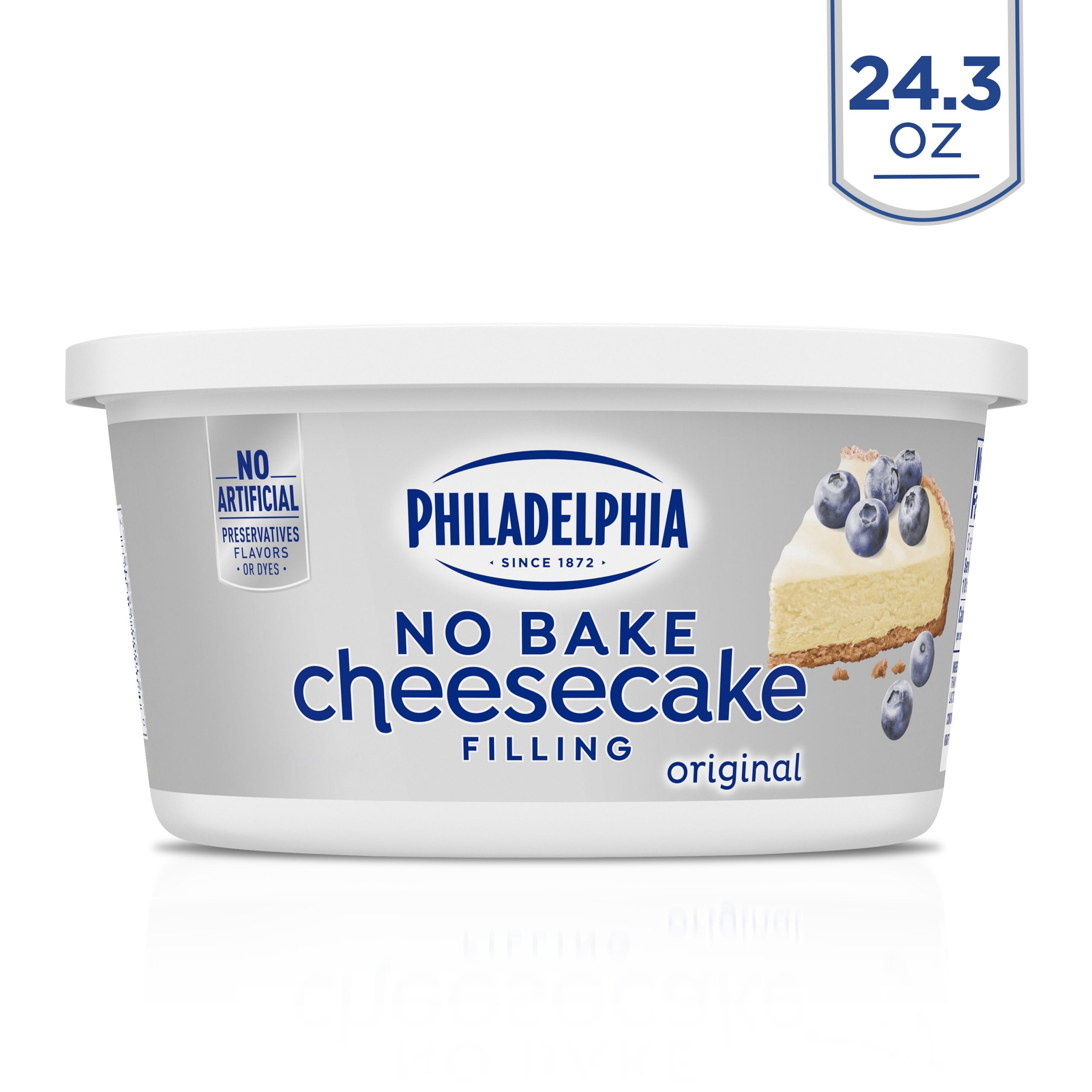Philadelphia No Bake Cheesecake Filling 24 3 Oz Tub Walmart Com Walmart Com