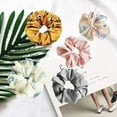 thumbnail image 6 of 12 Pcs Chiffon Flower Hair Scrunchies Elastic Hair Bands Bobbles Ponytail Holder Hairbands Hair Ties for Women and Girls, 6 of 6