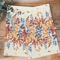 thumbnail image 4 of Orange Blue Leaf Fall Kitchen Towels Set of 4, Water Absorbent Dish Towel, Autumn Eucalyptus Leaves Vintage Decorative Hand Towels - Quick Drying Cloth for Cooking Baking, 18x28 Inch, 4 of 8