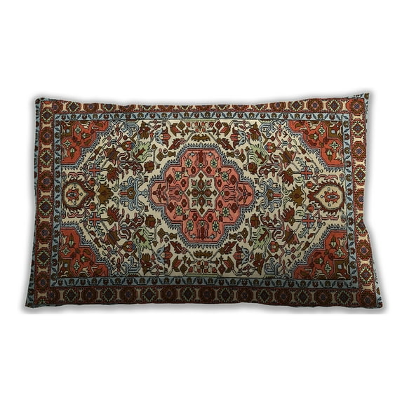 Ahgly Company Indoor Rectangular Traditional Lumbar Throw Pillow, 13 inch by 19 inch