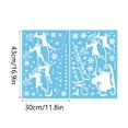 thumbnail image 3 of Décorations de Noël Autocollants en Verre Traîneau du Père Noël Autocollants Flocon de Neige pour Fenêtre, 3 of 4