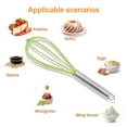 thumbnail image 3 of Batidor de silicona para cocina, juego de batidor de alambre para globos, batidor de huevos para mezclar, batir, 3 of 6