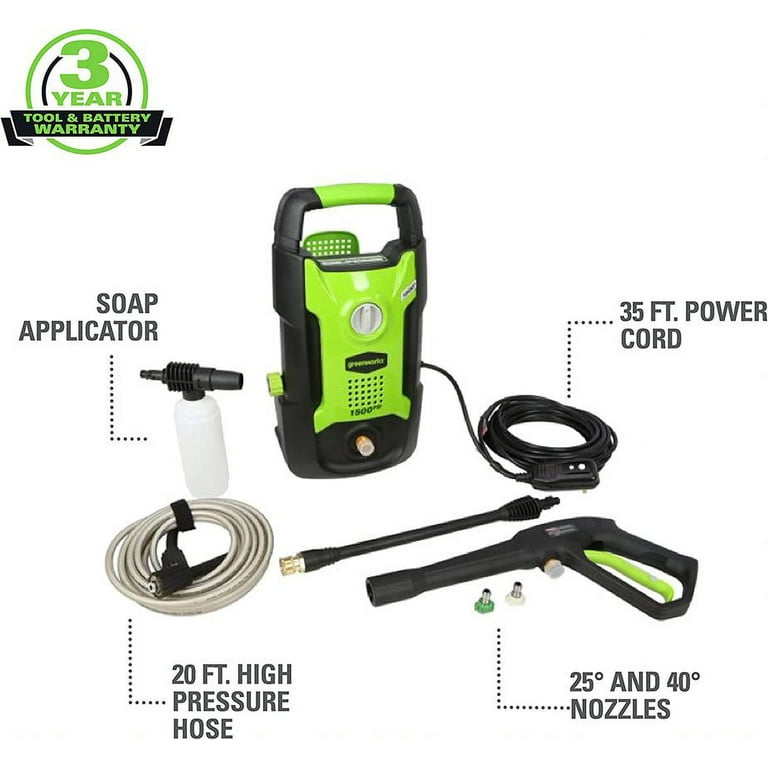 1600-Psi 1.2-Gpm Pressure Washer