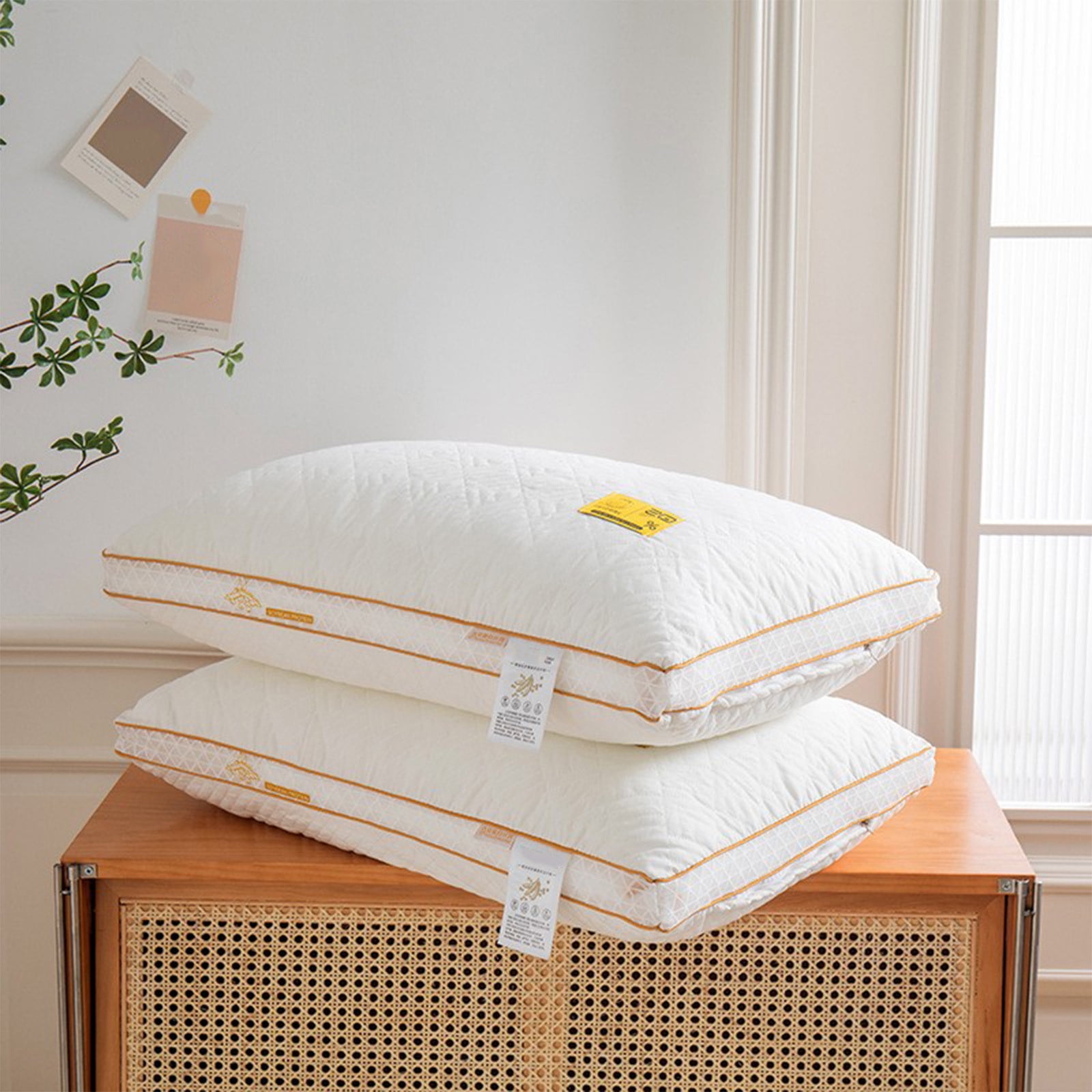 Bed & Sofa Pillow, Body Pillow, Back Support Pillow, White Corner Propped Pillow for Back, Flat or Side Sleeping, 1 Piece
