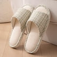 thumbnail image 2 of TFEOQRY Mens and Womens Couple House Slippers Open Toe Lightweight Non Slip Casual Comfort Bedroom Shoes, 2 of 5