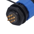 thumbnail image 3 of Enchufe de aviación IP68, conector impermeable, tuerca trasera, Terminal macho hembra, 380V SP20, 3 of 8