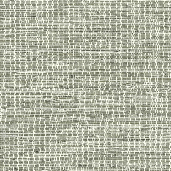Green Textured Grasscloth Peel and Stick Wallpaper 17.7x118 Inch Neutral Faux Grassweave Waterproof  Adhesive Removable Mural for Home Decor