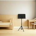 thumbnail image 4 of STRANDCHIC Adjustable Height Folding Music Book Stand with Artistic Black Design for Musicians, 4 of 8