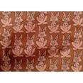thumbnail image 4 of oneOone Tissu Popeline de Coton Bloc de Lapin Décor Tissu Imprimé BTY 56 Pouces de Large, 4 of 4