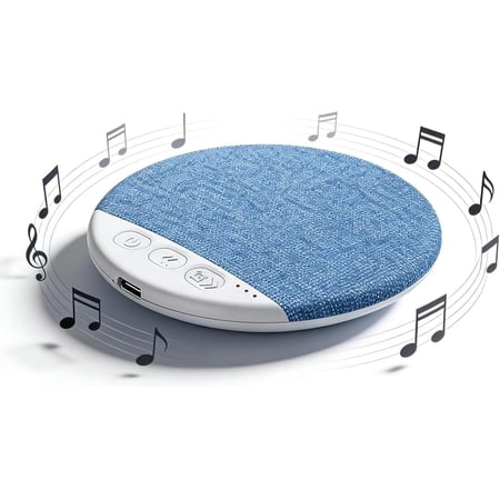 Ultra-Thin Bluetooth Pillow Speaker with Bluetooth 6.0, 3D White Noise, Soft Immersive Sound Field, Pillow CD Player for Bedtime Music & Audiobooks, Headphone-Free Sleep Speaker