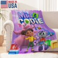 thumbnail image 3 of Mia y Codie anti-pilling, suave, ligera, esponjosa y acogedora de lujo para hogar y cocina – Perfecta para niños y adultos, 100 x 150 cm, 3 of 6