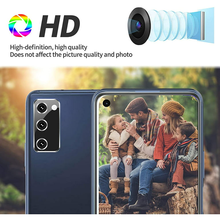 Protection Caméra Intégral pour Samsung S20 FE [Lot de 2] Verre