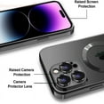 thumbnail image 2 of Lens Protection Film With Magsafe Case For iPhone 15 14 13 12 Pro Max Matte Bumper Wireless Charging Magnetic Adsorption Clear, 2 of 5