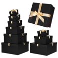 thumbnail image 1 of Cajas de regalo Nesting Chivertion, paquete de 6 con cinta de tapa, 6 tamaños, 1 of 6
