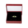 thumbnail image 3 of Anillo Oval Griego Esmeralda #8 Horoz Oro 10K W1131, 3 of 5
