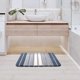 thumbnail image 5 of Bath Mat 40 x 60 cm Non-Slip Bathroom Mat Super Absorbent Water,Machine-Washable,Microfiber Absorbent Bathroom Floor Mat,Blue, 5 of 5