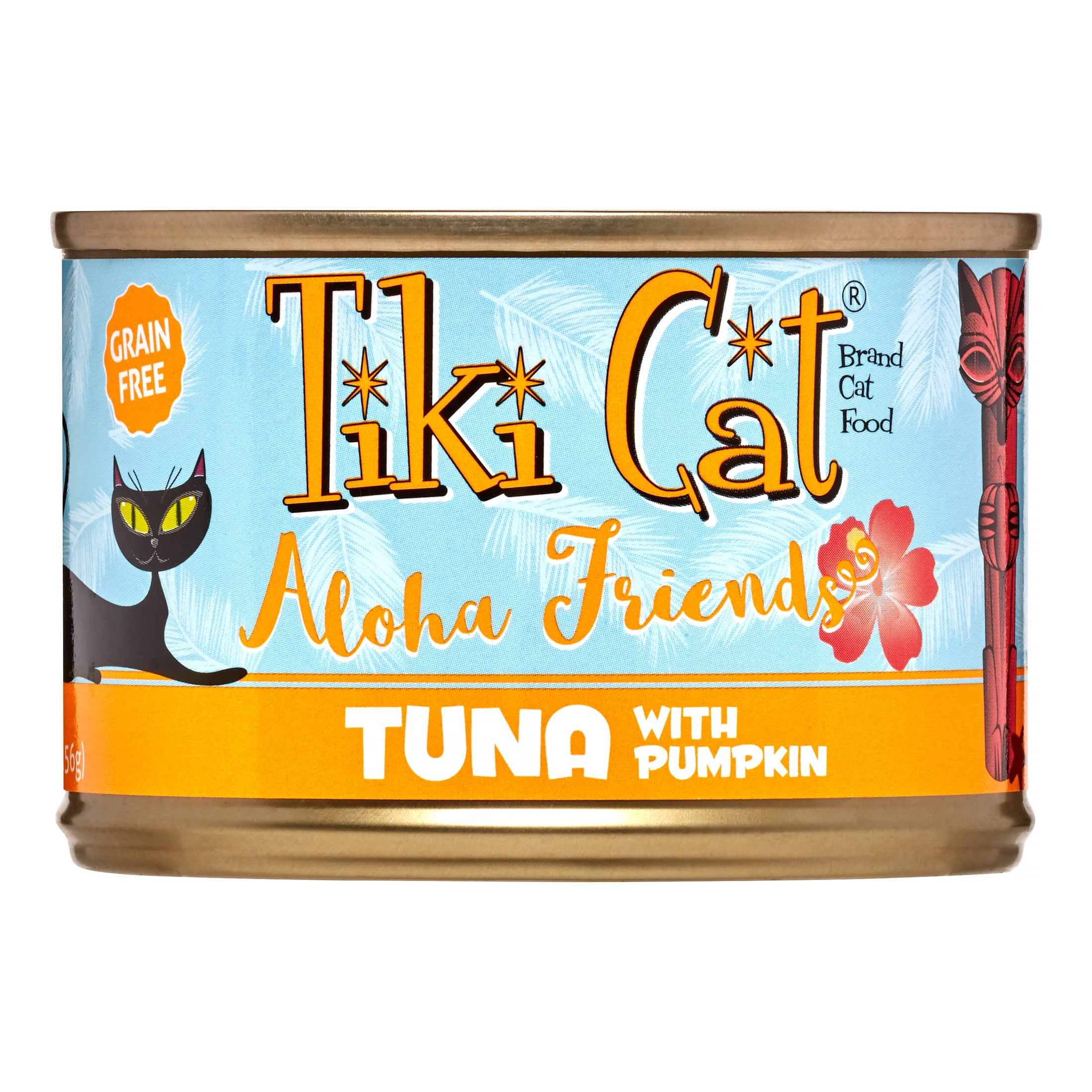 (8 Pack) Tiki Cat Aloha Friends GrainFree Tuna with Pumpkin Wet Cat