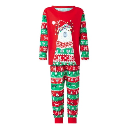 

Ma&Baby Matching Parent-Child Christmas Pajamas Long Sleeve Christmas Family Bear Pajamas/Romper Outfits