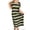 A148 Green-Striped Dress for Women, variant on Mifsaly Maxi Striped Dress for Women V-Neck Short Sleeve Casual Summer Dresses Comfortable Everyday Loose Fit Sundresses XXXXXL