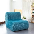 thumbnail image 2 of Single Seated Foam Sofa  Armless Floor Sofa  One Piece  Density Foam  Removable and Machine Washable Cover (Yellow), 2 of 2