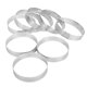 thumbnail image 3 of 8Pcs Stainless Steel Tart Ring, Heat-Resistant Perforated Cake Mousse Ring Round Double Rolled Tart, 3 of 5