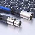 thumbnail image 2 of Cable XLR 3 Pines A 1m Micrófono Blindado () Azul, 2 of 8