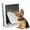 Medium, variant on Small Pet Flap Door 2-Way Locking Wall Entry Transparent