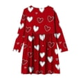 thumbnail image 4 of Tauxra Robe à Manches Longues pour Femmes, Robe Patineuse Extensible Évasée, Robe de Soirée Formelle à Col Rond et Tournoyante pour Femmes, Robe Basique Décontractée Unie à Manches Longues, 4 of 6