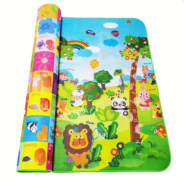 Double-sided Crawling Mat Eva Moisture-proof Waterproof Foam Floor Mat Game Mat, Christmas, Halloween, Thanksgiving Day Gift