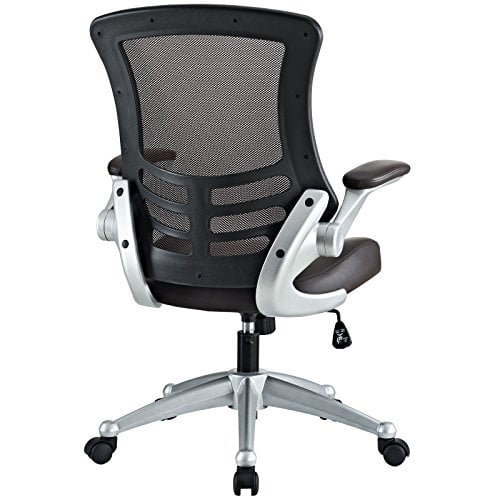 lexmod clutch office chair with black mesh back and seat endo mesh