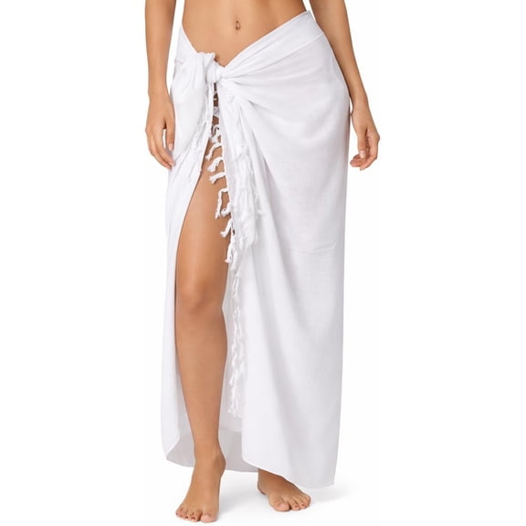 INGEAR Sarong Bathing Suit Cover Up for Women – Long Pareo Beach Wraps, Swimsuit Coverup Skirt, Stylish Bikini Cover Up