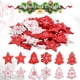 thumbnail image 2 of 60 uds. Adornos colgantes de madera de Navidad, rebanadas de madera, decoración de árbol de Navidad para fiesta, decoración de árbol de Navidad Adepaton LKX-1834, 2 of 7