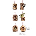 thumbnail image 2 of Uutvery 6PC Christmas Ornaments Set, Christmas Tree Decorations with 2D Flat Acrylic Animal Designs,Durable Holiday Decor for Home Office Party,Personalized Christmas Gift for Friends Family, 2 of 5