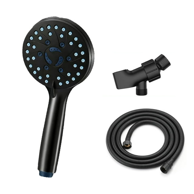 High Pressure Handheld Showerhead With Detachable Spray Nozzle And Powerful Cleaning Function – Stainless Steel Hose & Adjustable Bracket Shower Head for Kids Shower Head Pressure Booster Light up